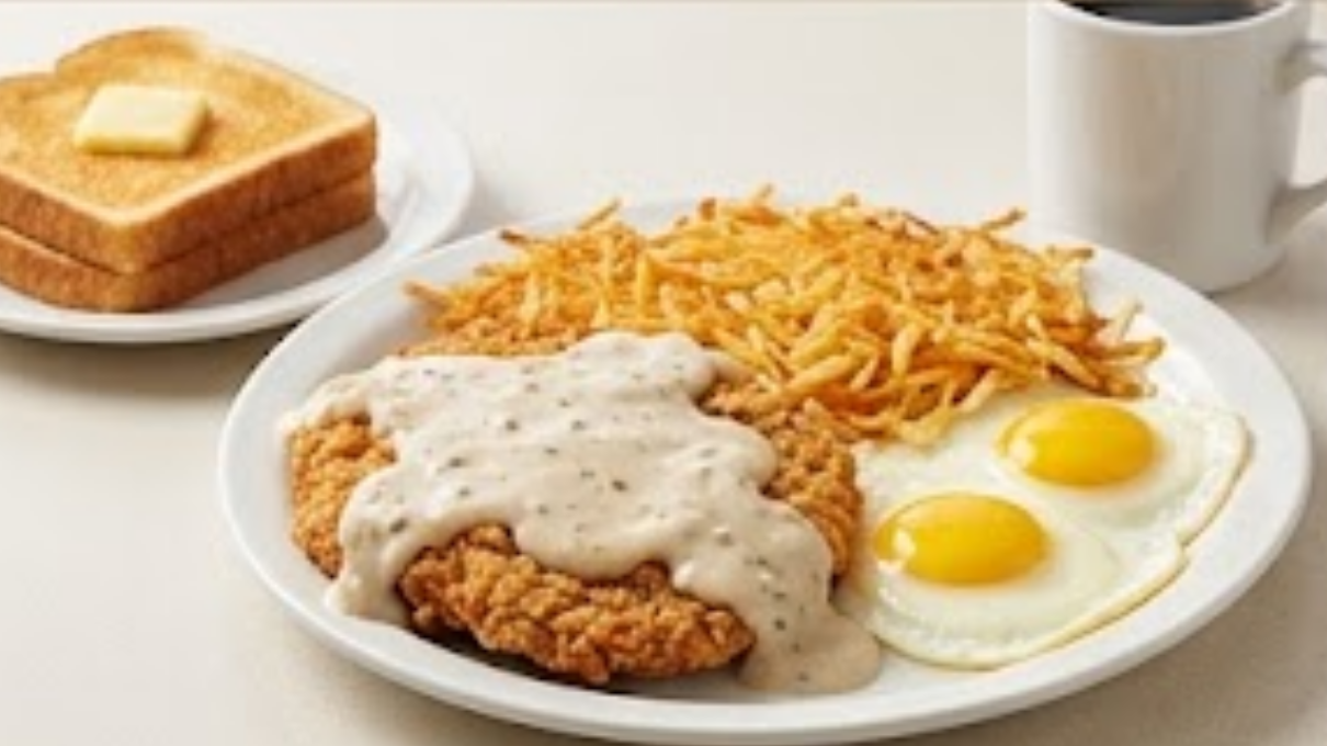 Chicken Fried Steak & Eggs