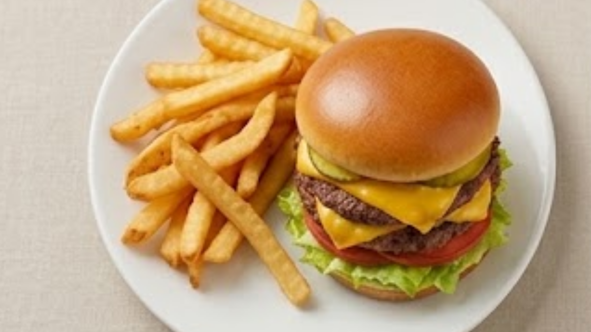 Double Smash Deluxe Burger